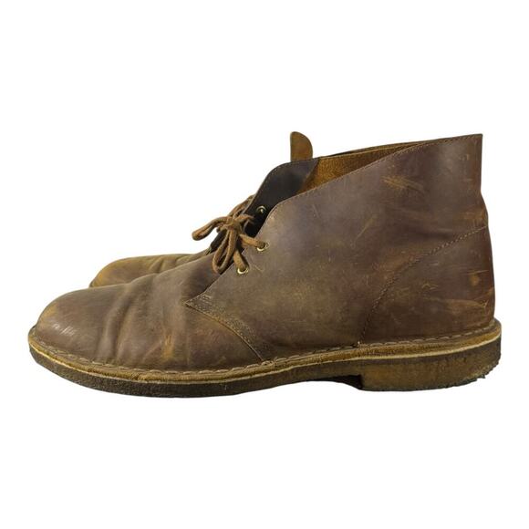Clarks Men\'s Bushacre 2 Casual Chukka Boot Beeswax Brown Size 11 main image 4